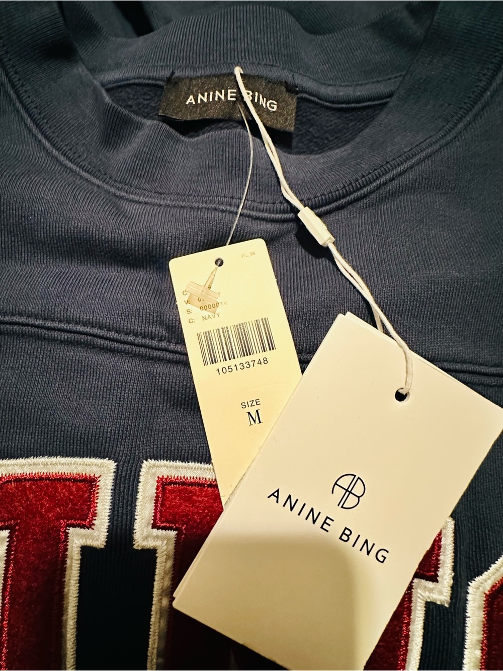 Anine Bing | Sweatshirt | Anine Bing Trenton Sweatshirt - Picture 8 of 10